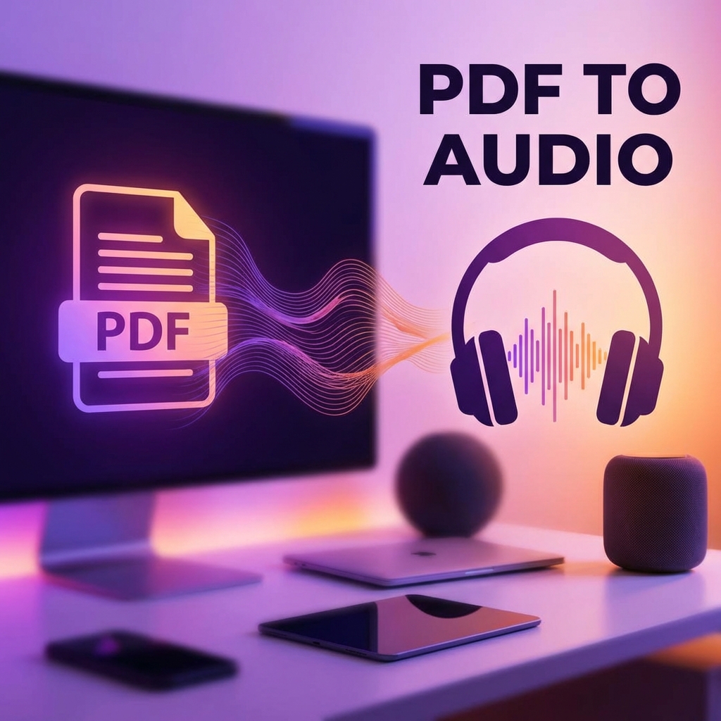 PDF to Audio: How to Listen to Your Documents on the Go (2026 Guide)